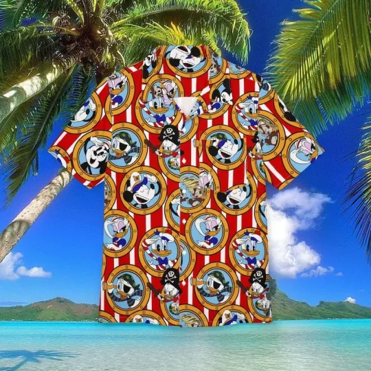 Discover Disney Hawaii Shirt, Mickey Aloha Shirt, Hawaiian Shirt Unisex Style Shirt Cute