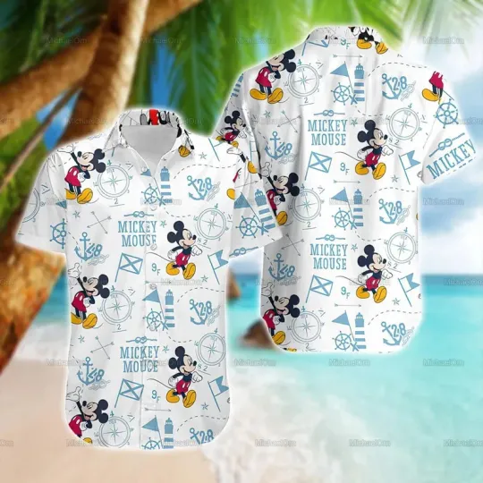 Discover Disney Mickey Summer Hawaiian Shirt, Disney Mickey Shirt 2026