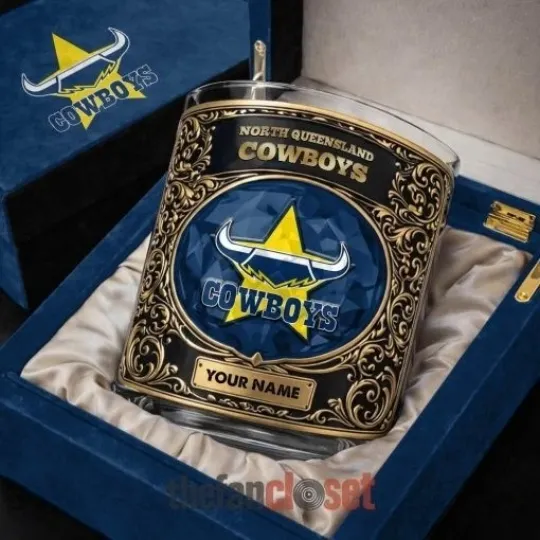 Discover Cowboys New Luxury Personalized Whiskey Glass