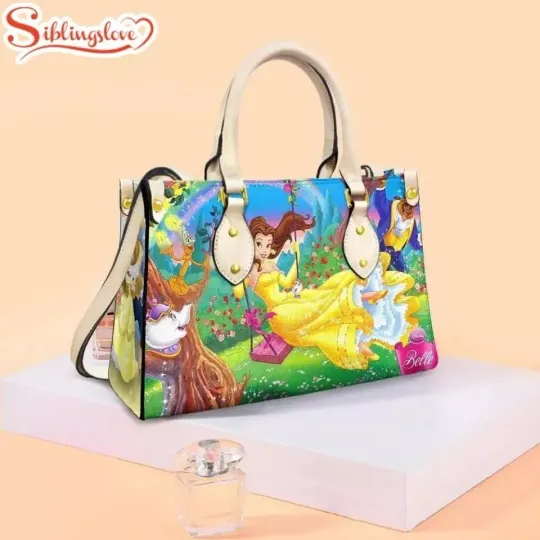 Belle Princess Beauty and the Beast Leather Handbag Lovers Gift