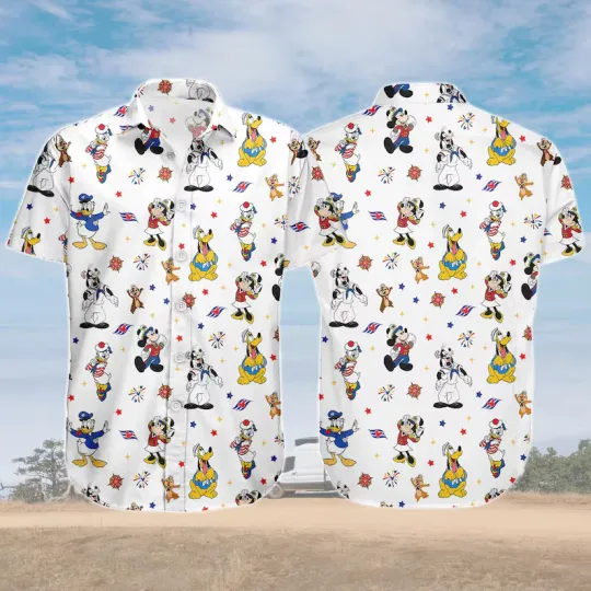 Discover Disney Cruise Line 2026 Hawaiian Shirt, Mickey Minnie Donald Goofy Unisex Hot