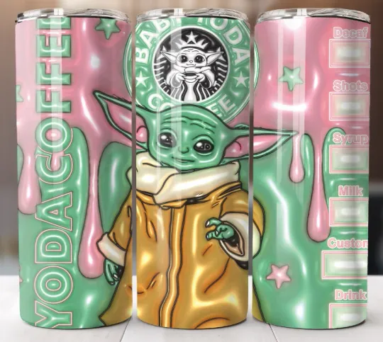 Discover Cartoon 20 oz Stainless Steel Tumbler with Lid and Straw