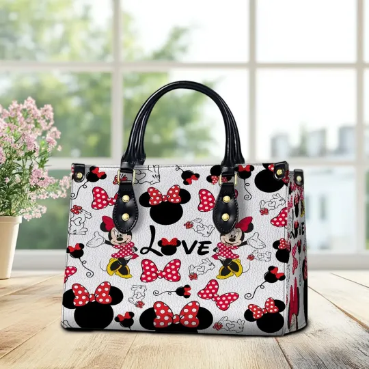 Discover Disney Minnie Leather Handbag, Disney Leather Handbag