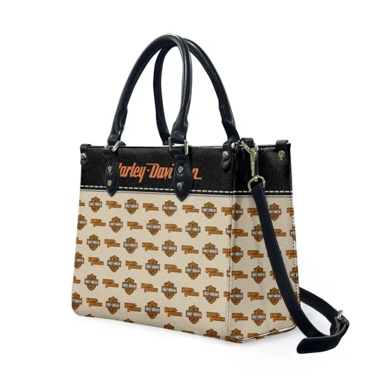 Discover Harley Racing Davidson Leather Handbag, Leather Bag Gift