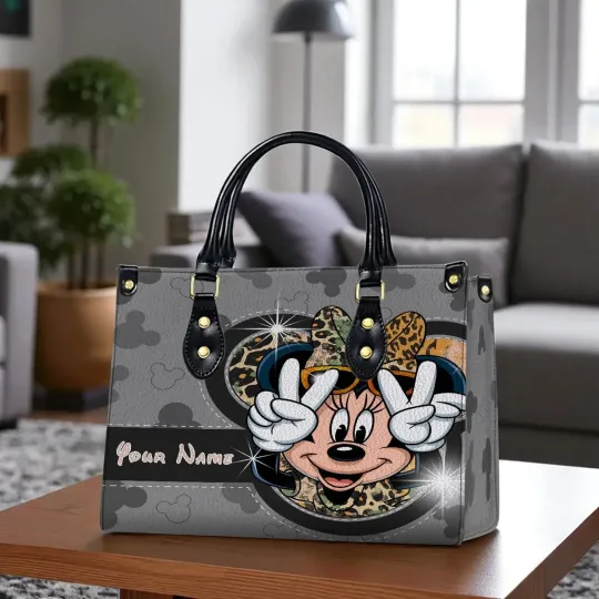 Discover Personalized Mickey Mouse Leather Bag, Mickey Mouse Disney
