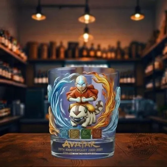 Discover [No box] Avatar The Last Airbender 20 Years 2026 Whiskey Glass