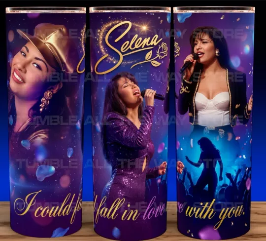 Discover Selena Quintanilla I Could Fall In Love With You Tumbler 20oz with Lid and Straw