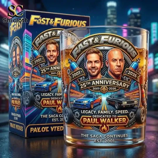 Discover [No box]  Fast & Furious 25th Anniversary Tribute Whiskey Glass