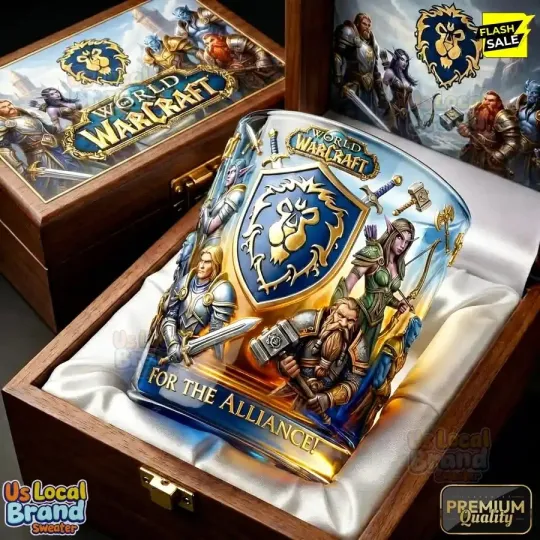 Discover World Of Warcraft Premium Whiskey Glass