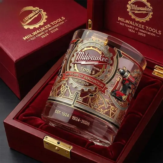 Discover Milwau.kee Tools 102Nd Anniversary Limited Edition Whiskey Glass 2026