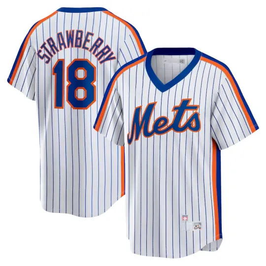 Discover Men's Darryl Strawberry White Home Cooperstown Collection Player Stitched Jersey