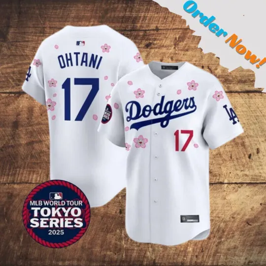 Discover Shohei Ohtani Dodgers White Tokyo Series 2025 Stitched Men Jersey " All Size "+-