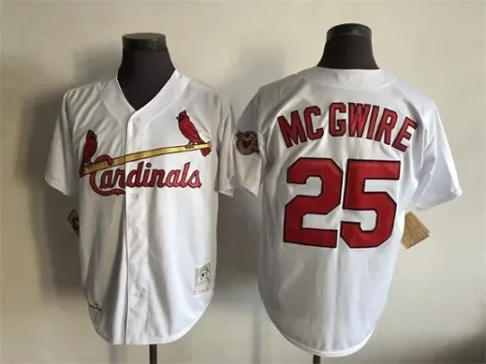 Discover New Vintage Men's Mark Mcgwire Jersey - White