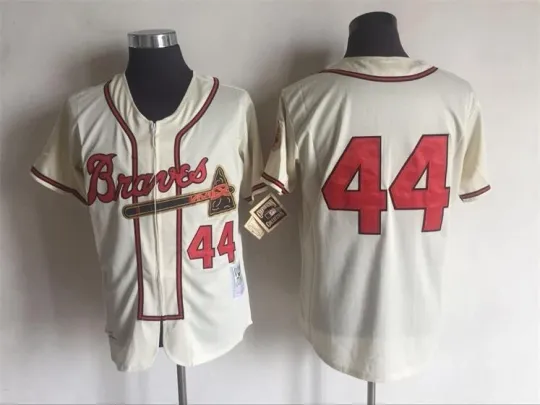 Discover New Vintage Men's Hank Aaron Jersey