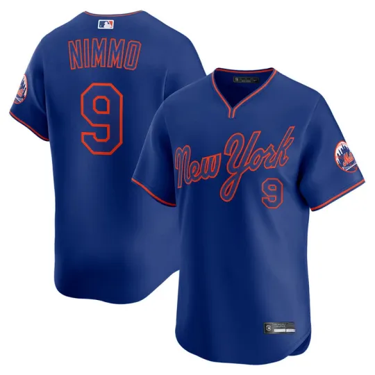 Discover Men's #9 Brandon Nimmo Alternate  2025  All Stitched Jersey