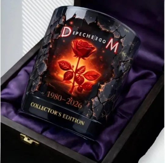 Discover [No box] Depeche Mode 1980 2026 Collectors Edition Whiskey Glass