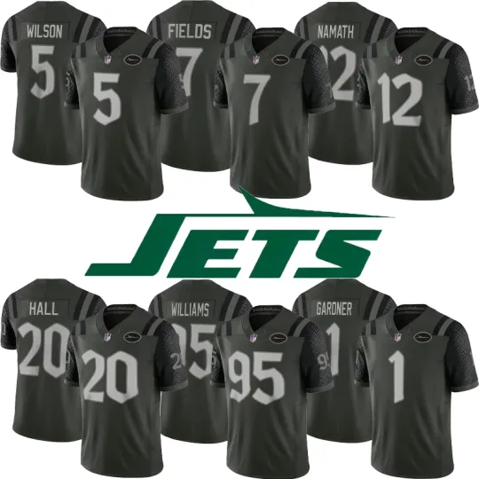 Discover Men's Jetss Gotham Green 2025 Rivalries Collection  Printed Jersey S-3XL