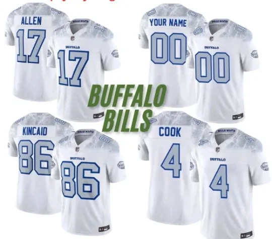 Discover Men's Billss White 2025 F.U.S.E. “Rivalries” Vapor Printed Jersey