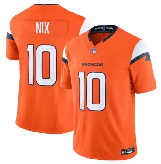 Discover New Men's #10 Orange 2024 F.U.S.E. Vapor  baseball football Jersey