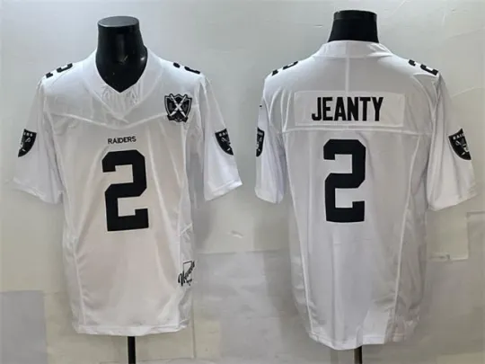 Discover Custom Men's #2 Jeanty FUSE 2025 FUSE Silver Stat And 65th Printed Jersey