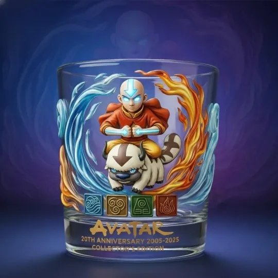 Discover [No box] Avatar The Last Airbender 20Th Anniversary Whiskey Glass 2026