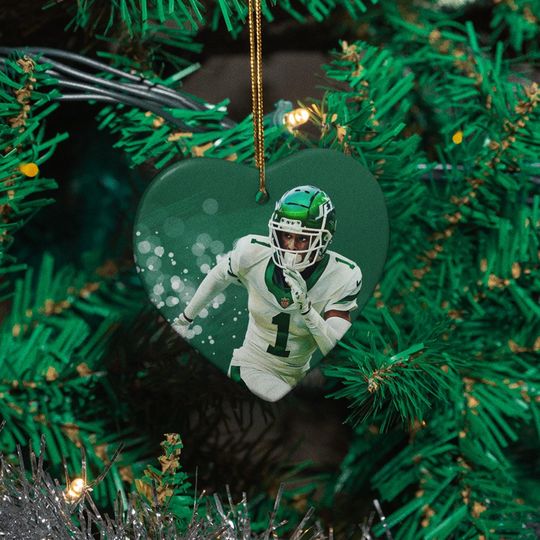 Football Ornament: Gardner New York Star Player - Custom Ceramic Decor