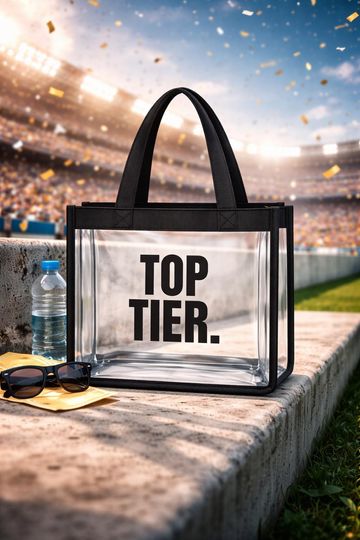 Clear Tote Bag for Stadium and Concerts