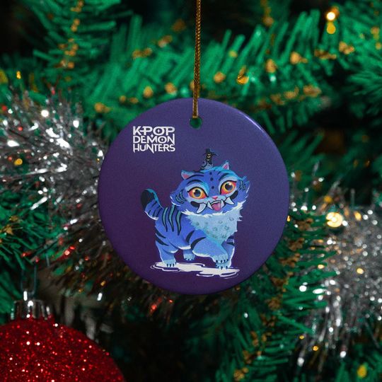 Derpy Anime Ornament: Huntrix Kpop Ceramic Christmas Decor