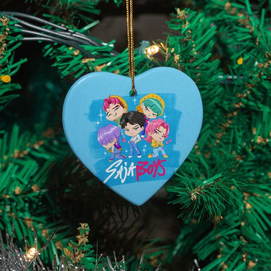 Huntrix Anime Ornament: Saja Boys Kpop Band - Ceramic