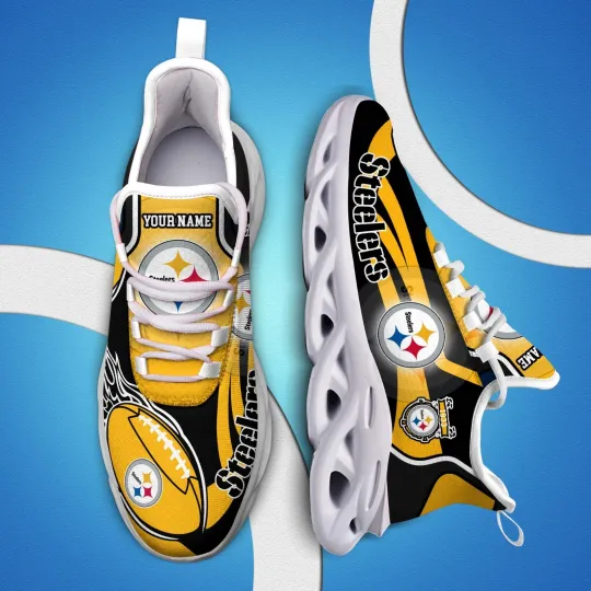 Personalized Pittsburgh Football Team Steelerss Sneaker Max Soul Shoes Adults