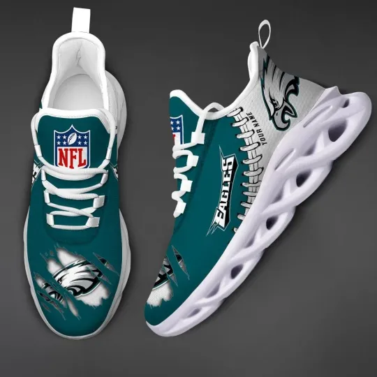 Personalized Philadelphia Football Team Eagless Sneaker Max Soul Shoes Adults