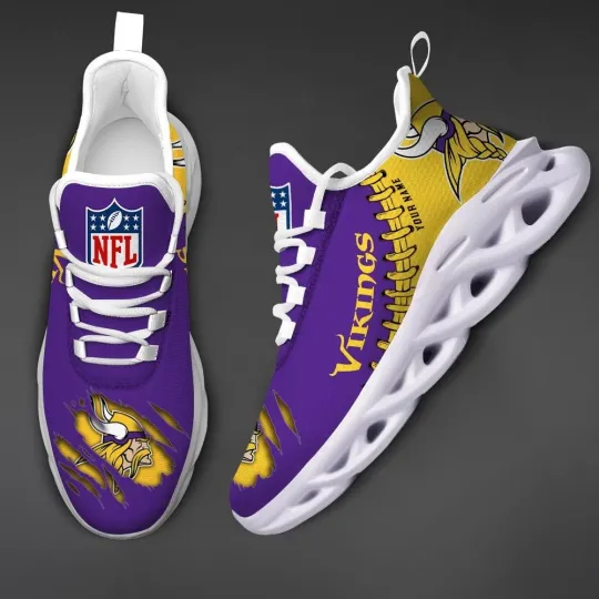 Personalized Minnesota Football Team Vikingss Sneaker Max Soul Shoes Adults