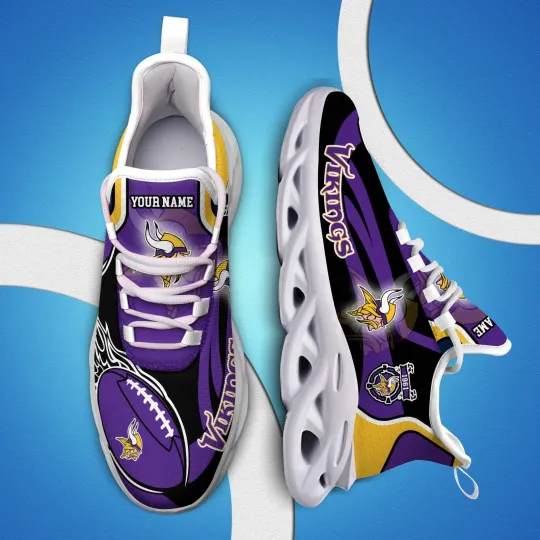 Personalized Minnesota Football Team Vikingss Sneaker Max Soul Shoes Adults