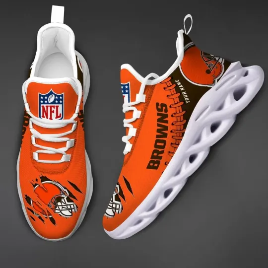 Personalized Cleveland Football Team Brownss Sneaker Max Soul Shoes Adults
