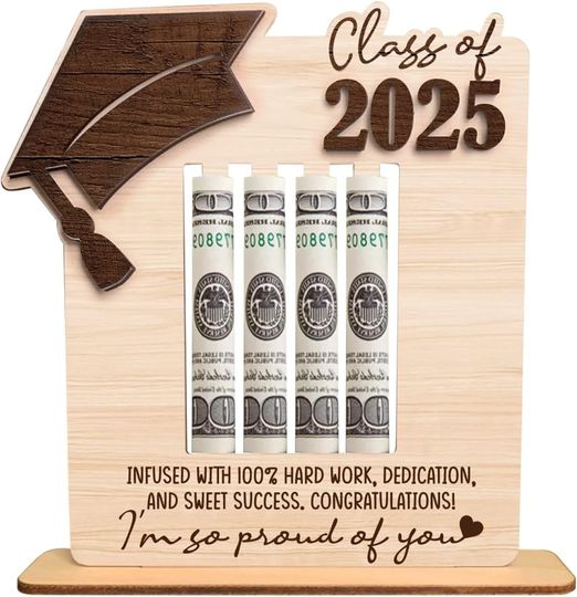 Graduation Money Holder , Graduate Cash Holder, Money Holders Graduation Gift, Cash Envelope Senior College University Gifts For 2025 Graduates, Class Of Present