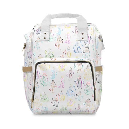 Discover All Princesses Diaper Backpack
