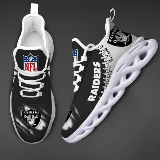 Discover Personalized Las Vegas Football Team Raiderss Sneaker Max Soul Shoes Adults