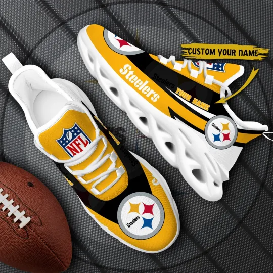 Discover Personalized Pittsburgh Football Team Steelerss Sneaker Max Soul Shoes Adults