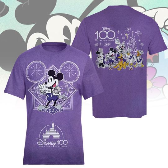 Discover Disney 100 Years Of Wonder Hoodie, Disney 100th Anniversary Sweatshirt, Magical Disney Celebration Hoodie, Disney Lover Gift