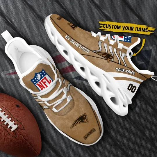 Discover Personalized New England Football Team Patriotss Sneaker Max Soul Shoes Adults