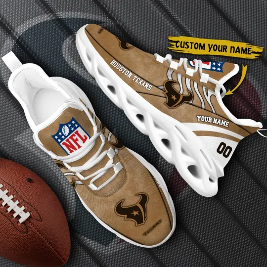 Personalized Houston Football Team Texanss Sneaker Max Soul Shoes Adults