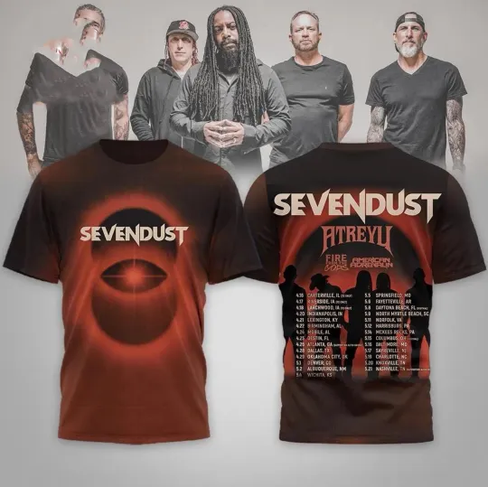 Discover Sevendust 3D aop Unisex Shirt