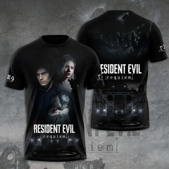 Discover Resident Evil.Requiem 3D T-Shirt
