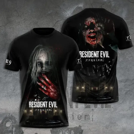 Discover Resident E.vil Requiem x Selena.Corey 3D T-Shirt
