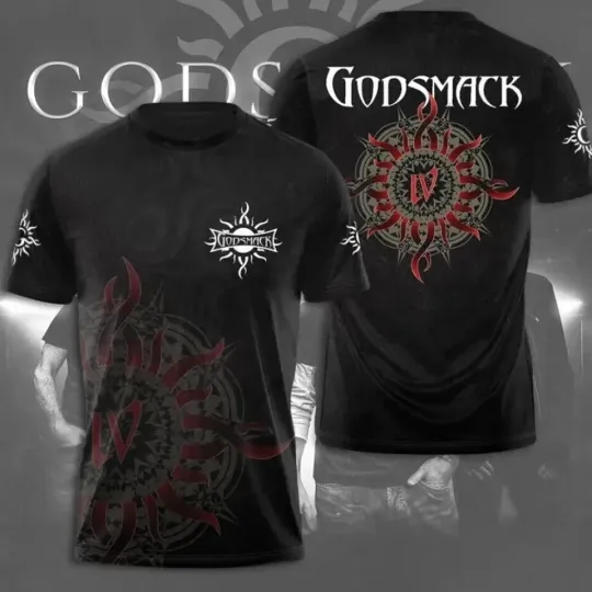 Discover Godsmack rock band 3D T-shirt