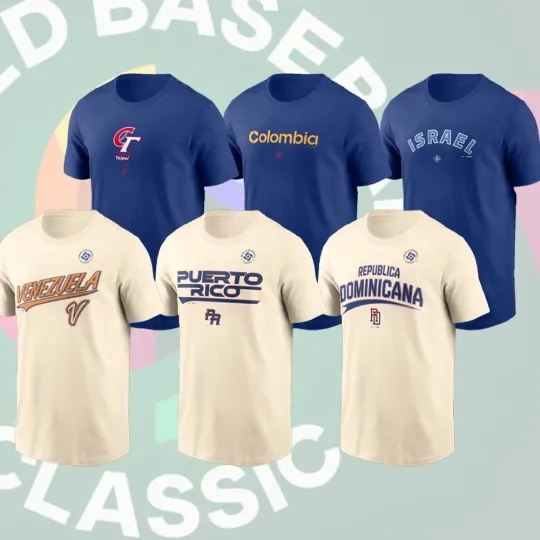Discover Baseball 2026 World Baseball Classic Team Collection Gift For Fan