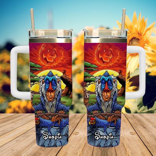Discover Custom Name Lion King Tumbler, Personalized Simba Disney 40oz Tumbler, Lion King Travel Tumbler, Gift For Disney Fans