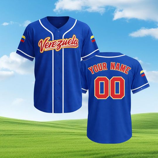 Discover Custom Venezuela Baseball Jersey, Venezuela Baseball Jersey 2026 World Baseball Classic Jersey, 2026 Venezuela Shirt, Gift for Kids, Adult