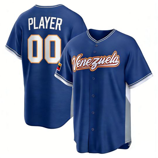 Discover Venezuela Royal Baseball Jersey,2026 World Baseball Classic,Limited Shirt Custom Jersey Man/Youth size