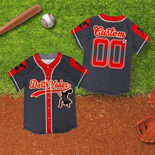 Star Wars Darth Vader Galaxy's Edge Baseball Jersey